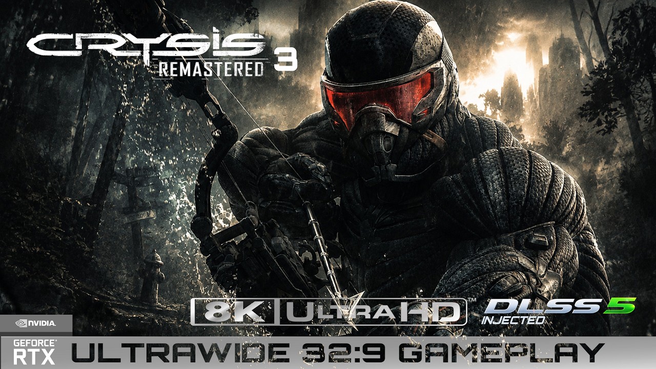CRYSIS 3 REMASTERED | RTX 5090 | VERY HIGH | DLSS 5 Q | RT | 8K | HDR