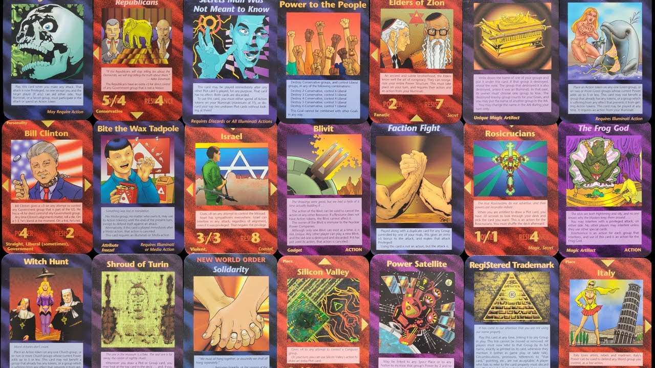ILLUMINATI: New World Order - ALL CARDS in HI-RES | INWO