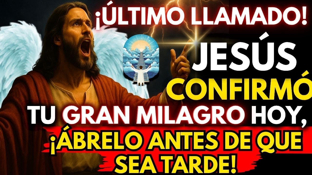 🚨 ¡Último llamado! Jesús confirmó tu gran milagro hoy, ¡ábrelo antes de que sea tarde!