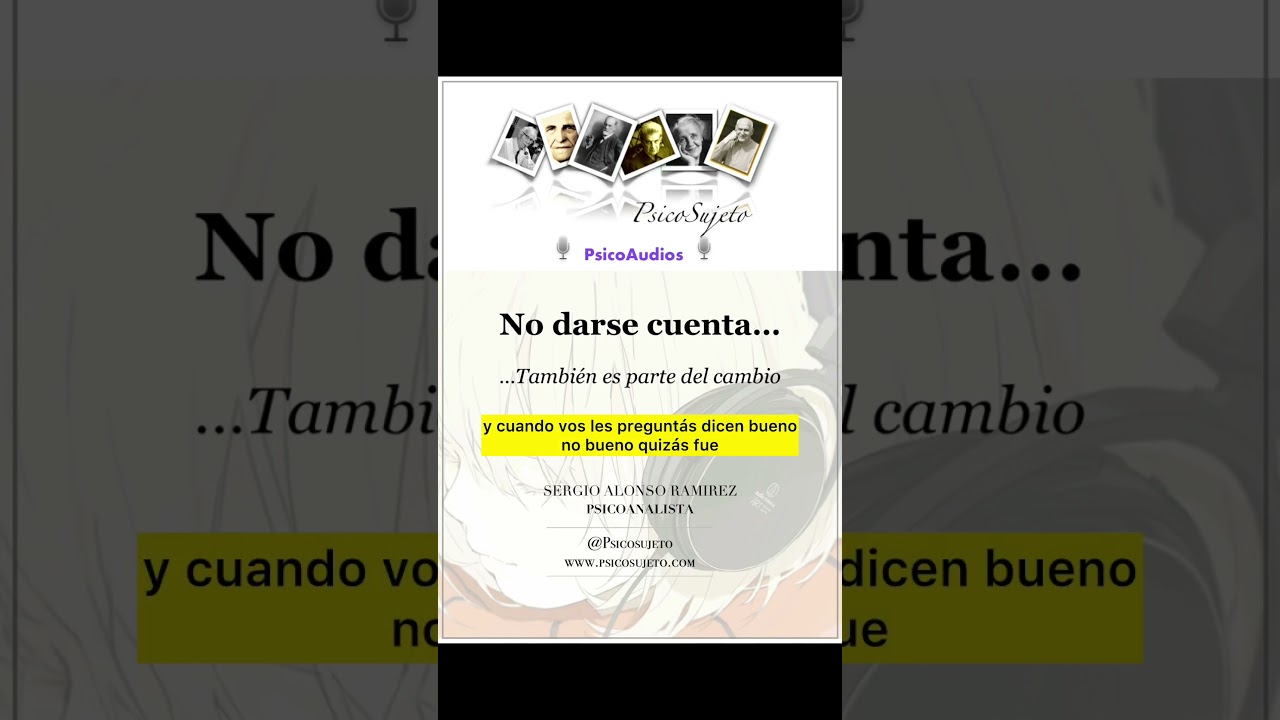 🔄 No darse cuenta, tambi&eacute;n es parte del cambio