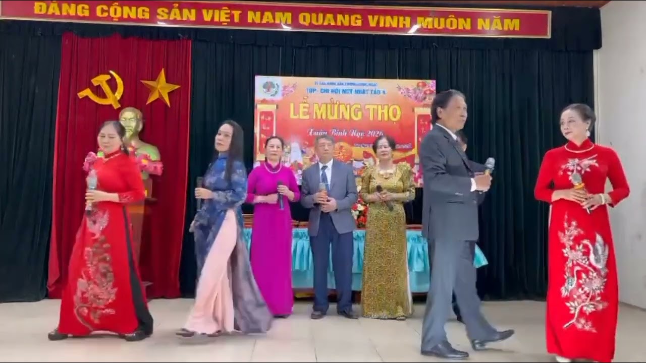 ĐẦU XUÂN CHÚC THỌ MẸ CHA biểu diễn CLBVN TDP Nhật tảo 4