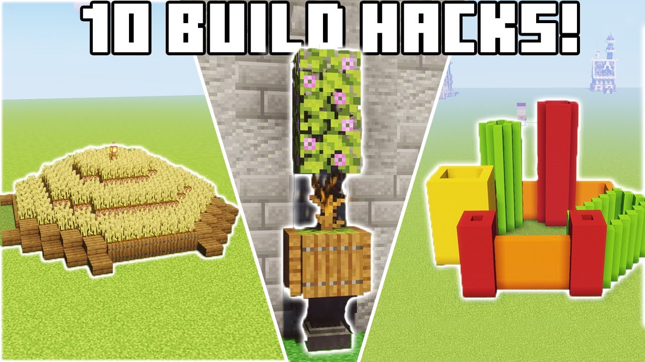 10 Building Hacks You Need to Know! |Minecraft|