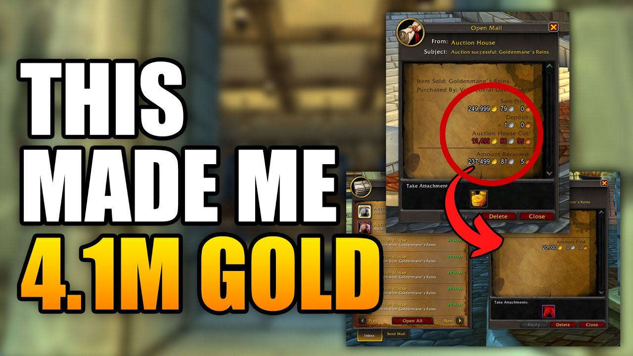 How I Made 4.1M Gold Flipping This 1 Item in World of Warcraft! (So Far...) WoW Gold Making