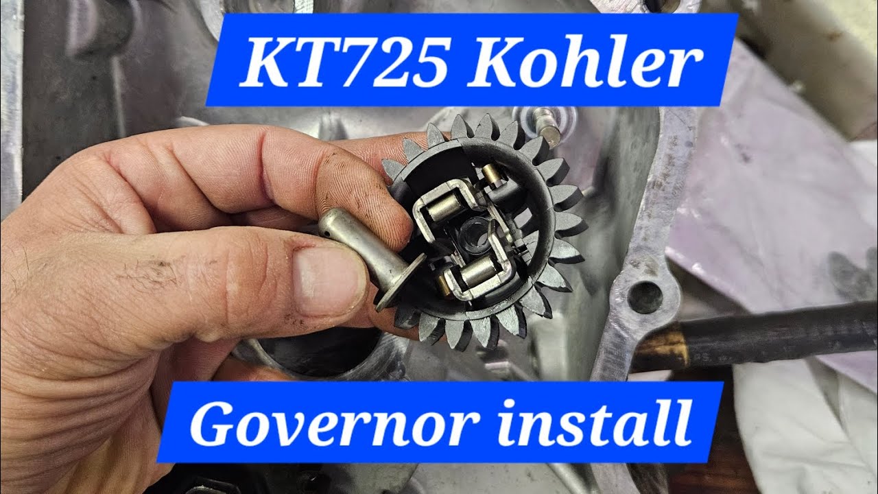 DIY Governor Install: Kohler KT725 engine