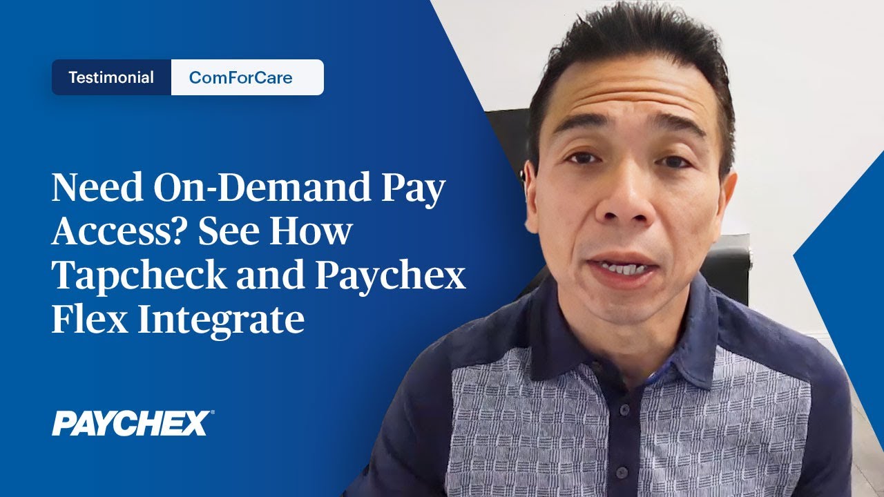 Нужен доступ к зарплате по требованию? Узнайте, как интегрируются Tapcheck и Paychex Flex