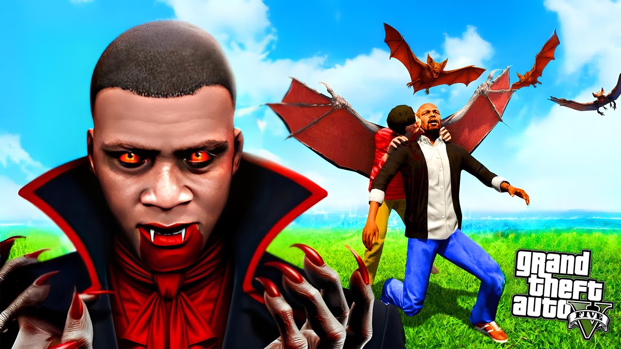 Franklin Becomes a VAMPIRE HUNTER in GTA 5!