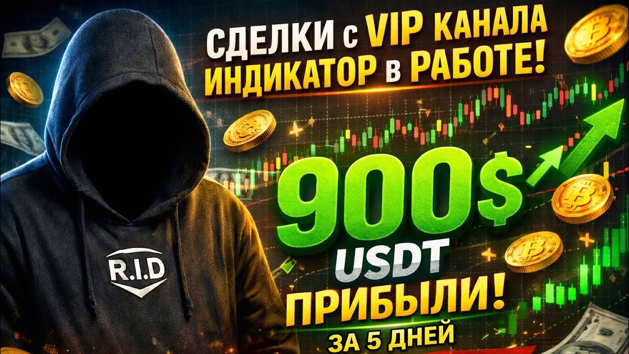 Индикатор дал 900 USDT за 5 дней | Показываю реальные сделки