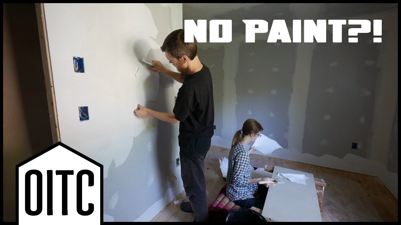 Ripped Paper Walls - No Paint Challenge - Home Renovation