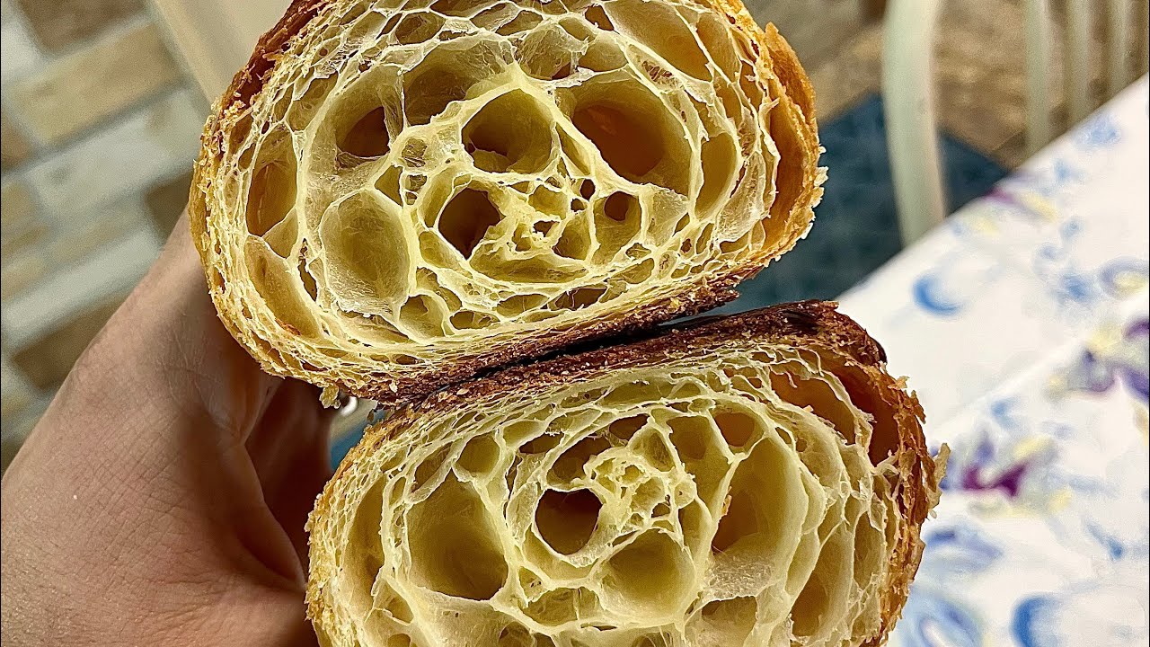 Tutorial: incasso e laminazione CROISSANT 🥐 #croissant #viennoiserie