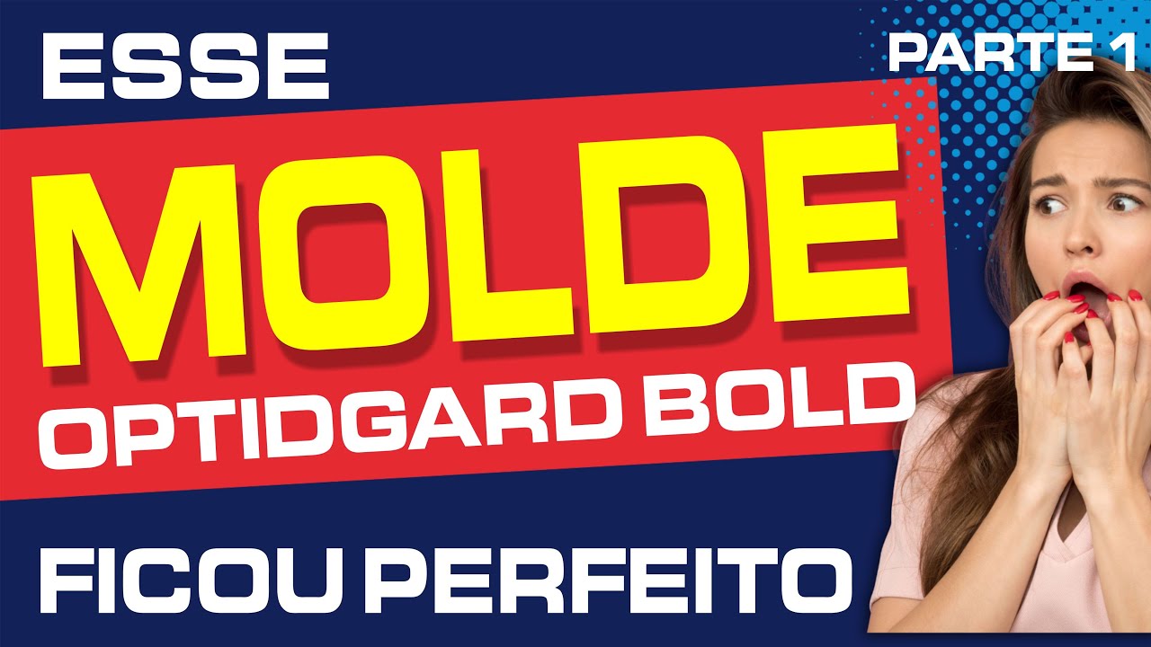 MOLDE DE LETRAS PERFEITO, *OPTIEDGARD BOLD* , INACREDITÁVEL PARTE 1