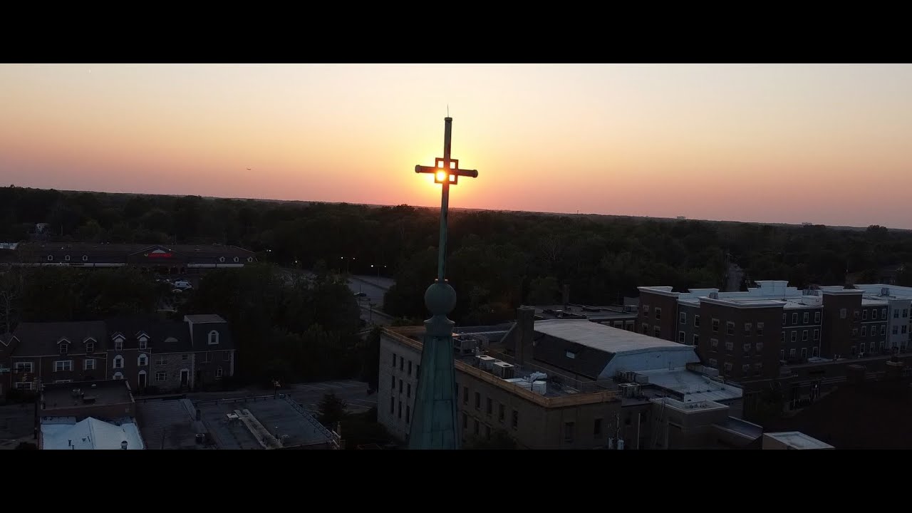 Scenic drone footage of Berea, Ohio  2023