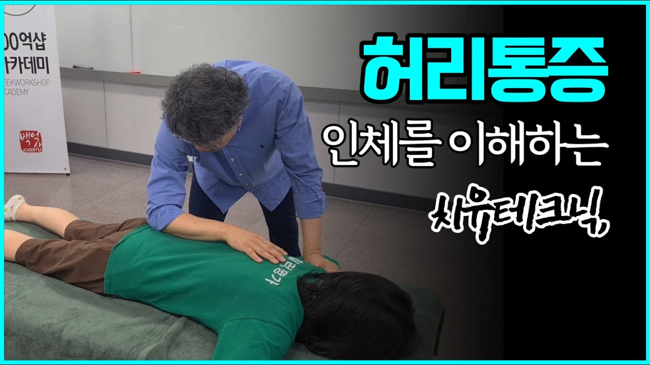 허리통증을 분석하다. +치유테크닉 #신원범교수 #100억샵아카데미