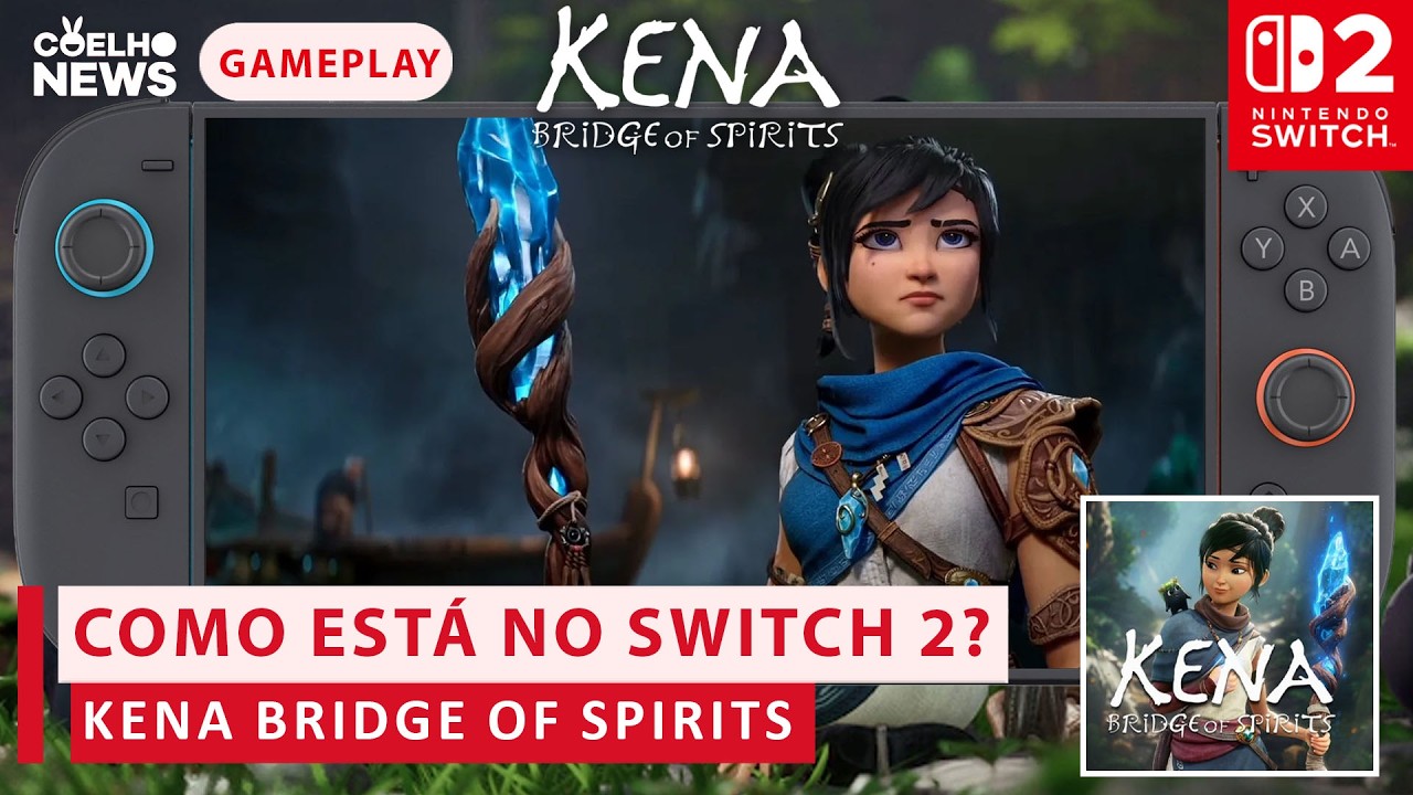 IMPRESSIONANTE NO SWITCH 2! Como est&aacute; KENA no Switch 2? l Gameplay