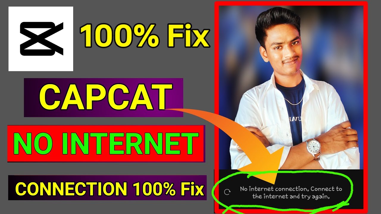 Capcut No Internet problem | capcut में नो इंटर्नेट प्रॉब्लम कैसे ठीक करें