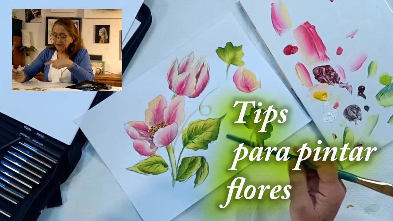 Tips, pequeños consejos para pintar flores