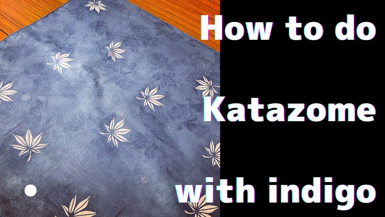 Let's do indigo Katazome!