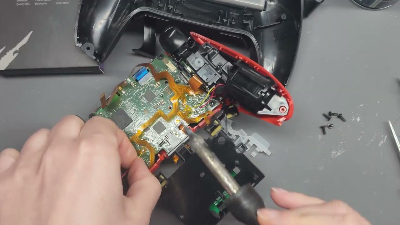 Scuf controller pcb remove for stick drift repair 