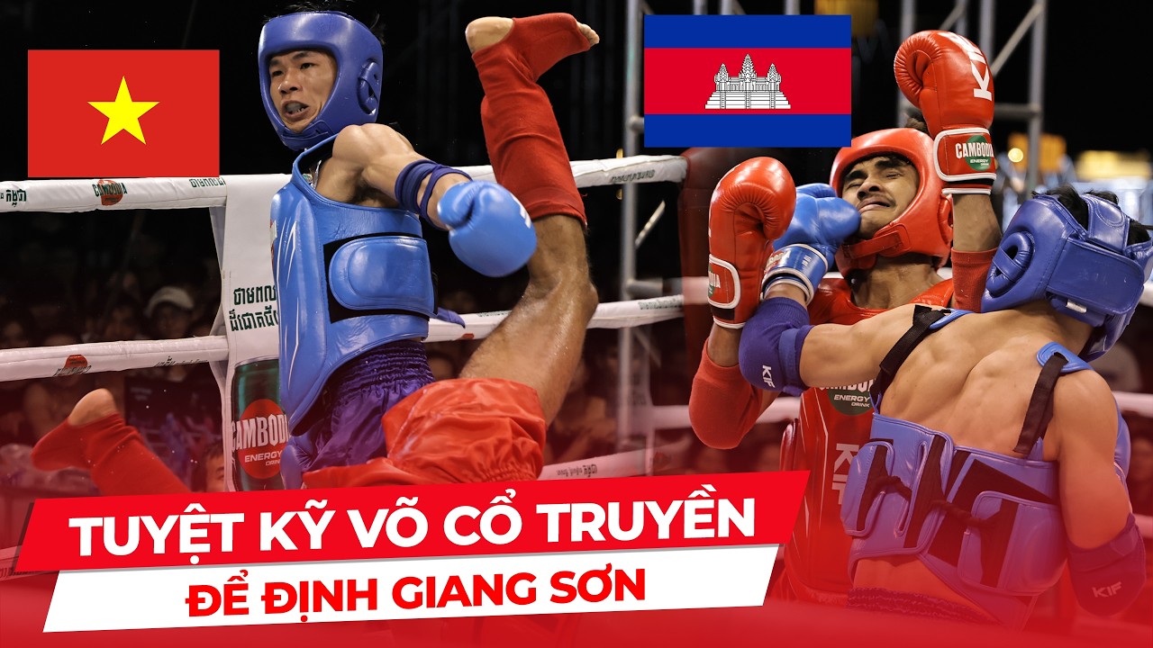 Võ sĩ Campuchia bàng hoàng tột độ sau khi 3 lần bị đốn ngã bởi tay đấm xứ Nghệ