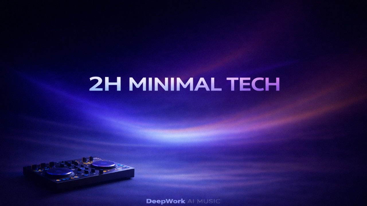DeepWork AI Music - Minimal Tech for Deep Focus Vol. 3 - 2 Hours AI Music | Deep Work & Flow