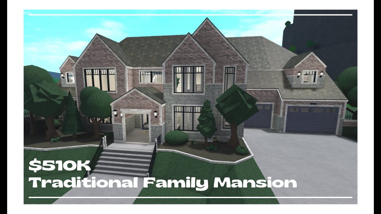 Traditional Family House | 510K | Bloxburg | Speed Build