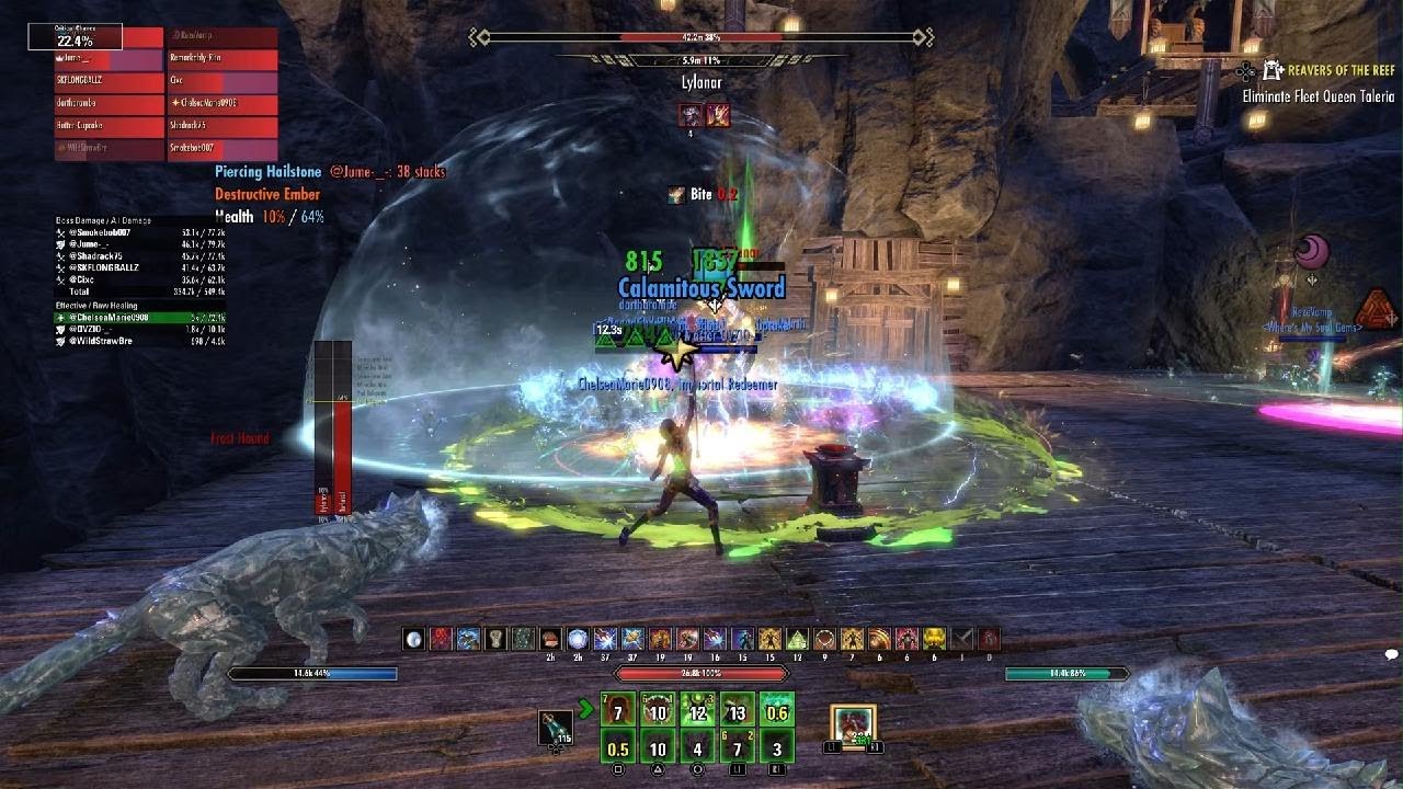 ESO HH 1st boss heals pov 2