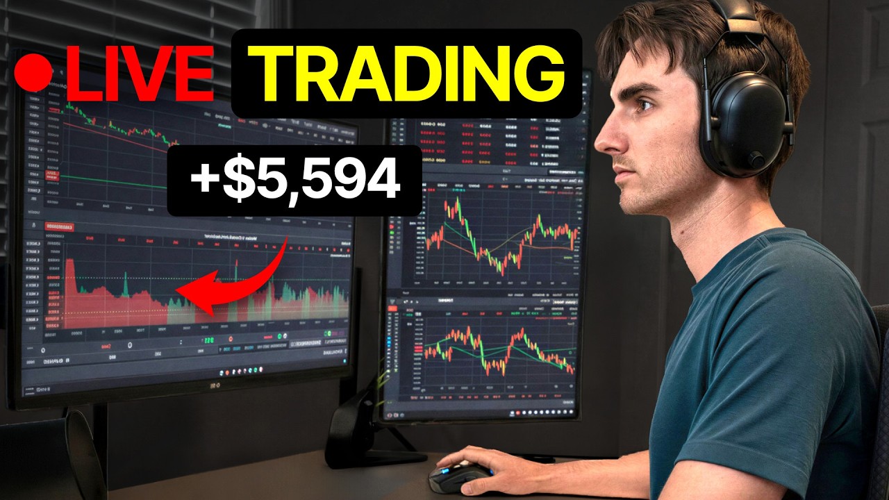 Live Day Trading - Trading My 5 Step Scalping Strategy