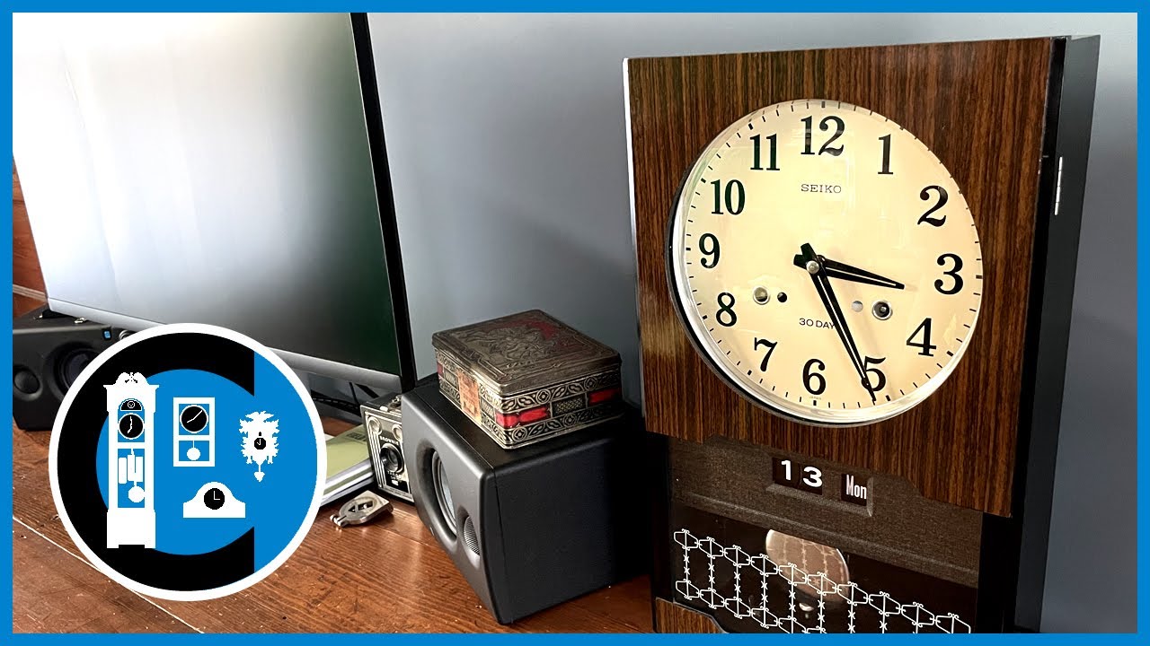 Seiko 30-Day Calendar Clock