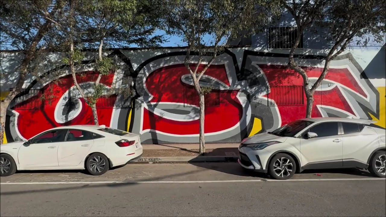 Meeting Of Styles Los Angeles 2025 - Myers St - Street Walls Getting Painted - #graffiti