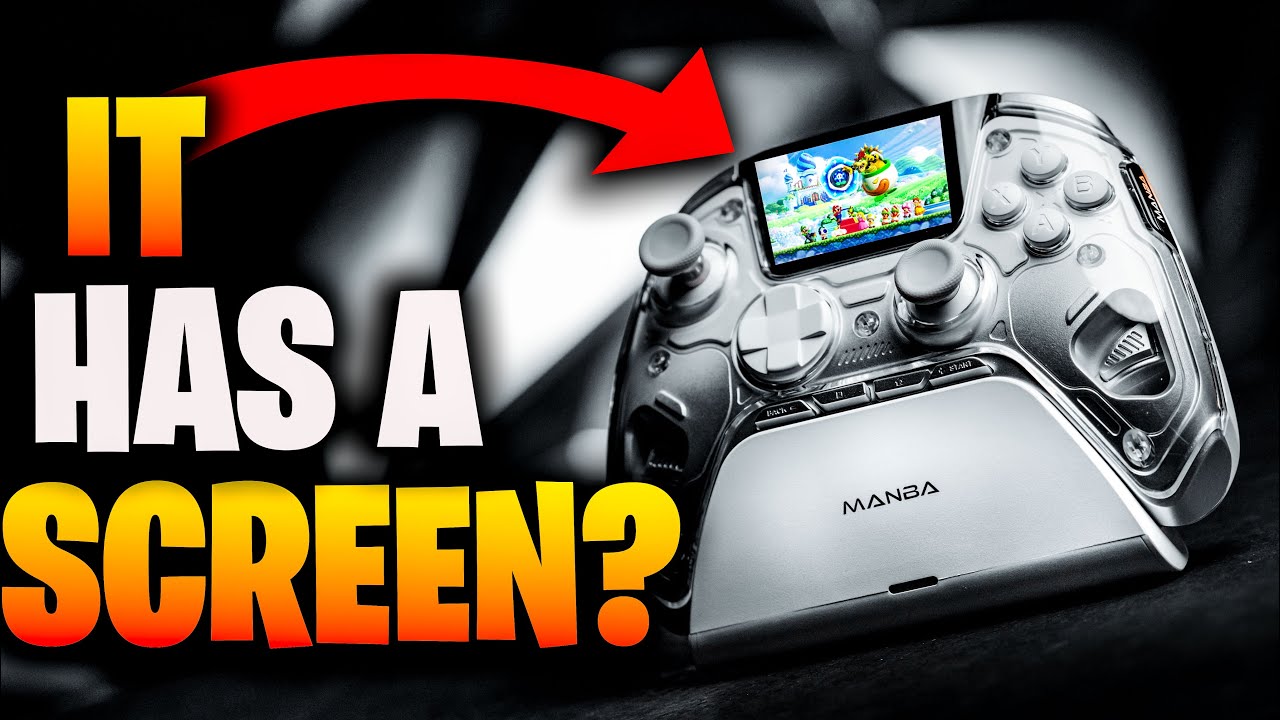 This Nintendo Switch Controller Has A Screen - Manba One Unboxing and Review