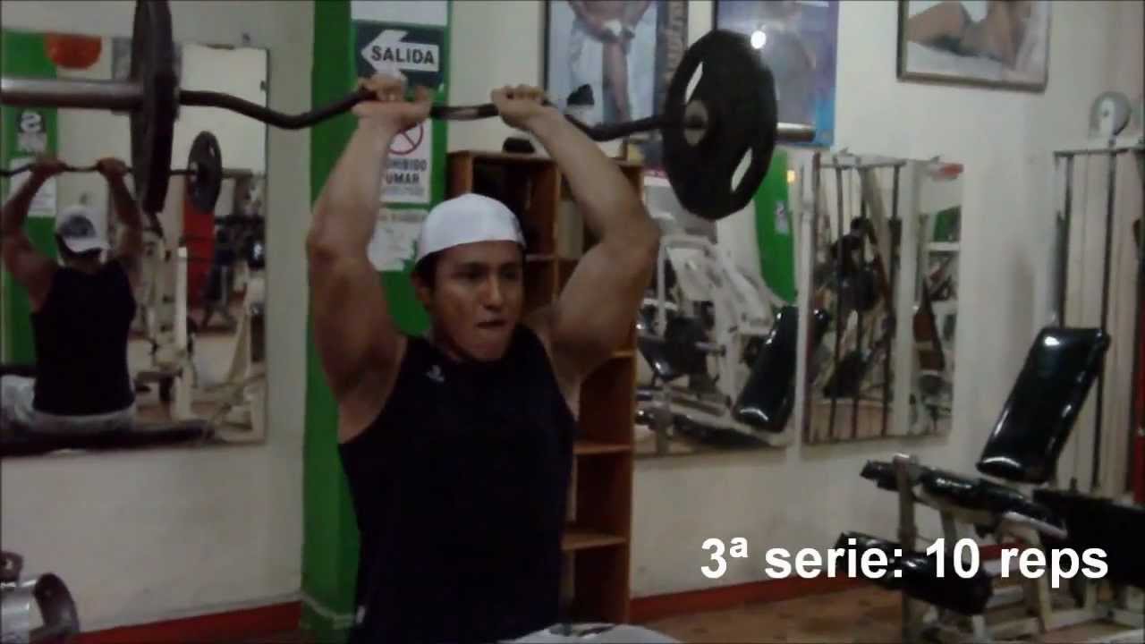 Rutina De Triceps De Anthoni Montalvan