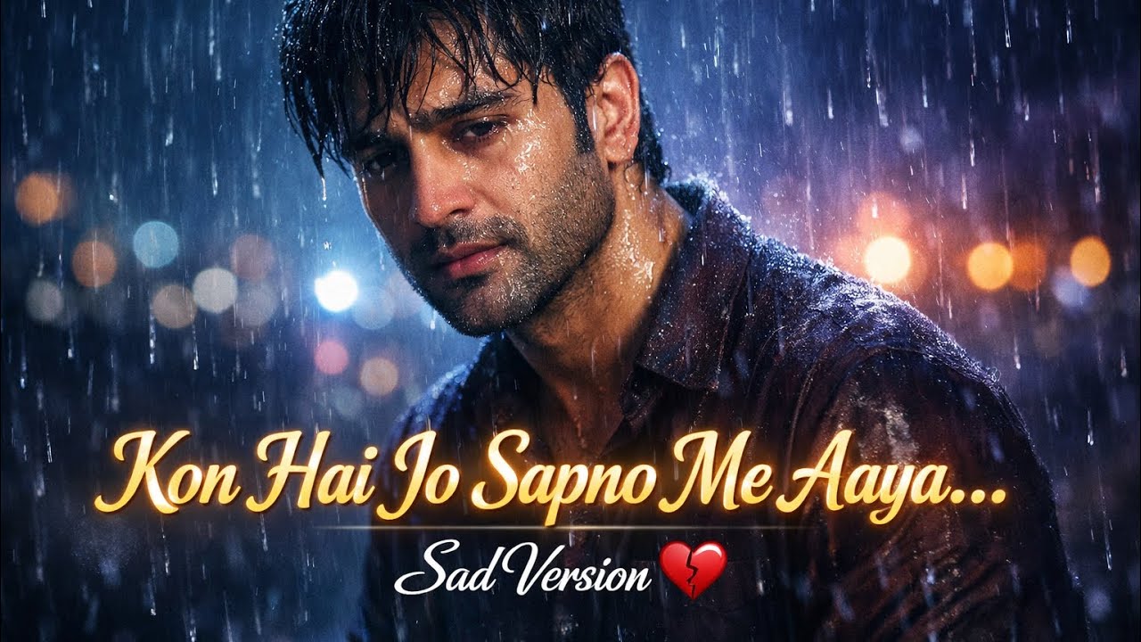 Kon Hai Jo Sapno Me Aaya – Sad Version 💔 | Reimagined Heart Touching Hindi Song | Rain Love Pain