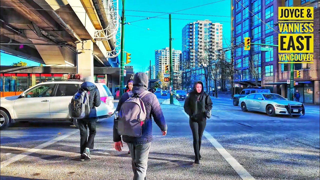 Vancouver Walk & Ride 🇨🇦 - Joyce-Collingwood to Granville Station (Narrated)