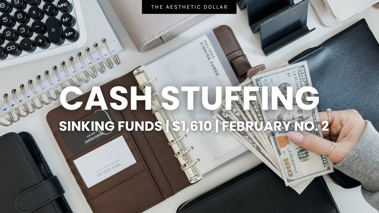 Cash Stuffing ✨ $1,610 | Sinking Funds + Savings Challenges