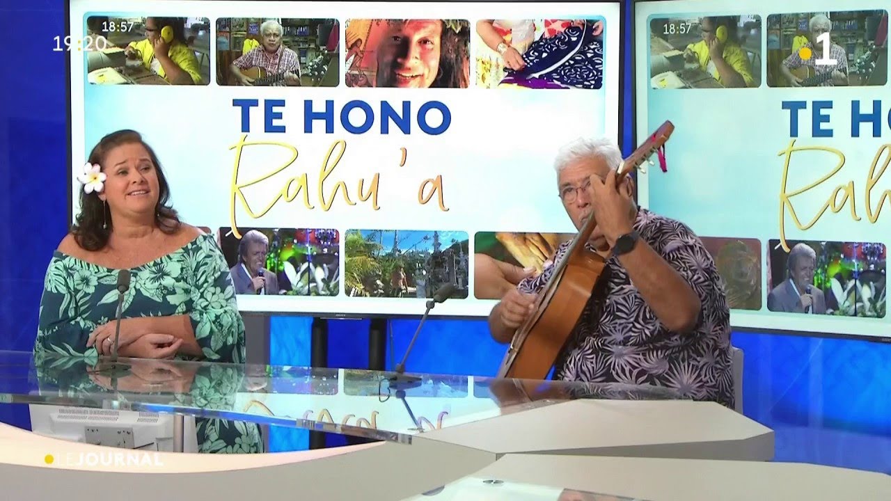 Reia Poroi en live dans le journal.