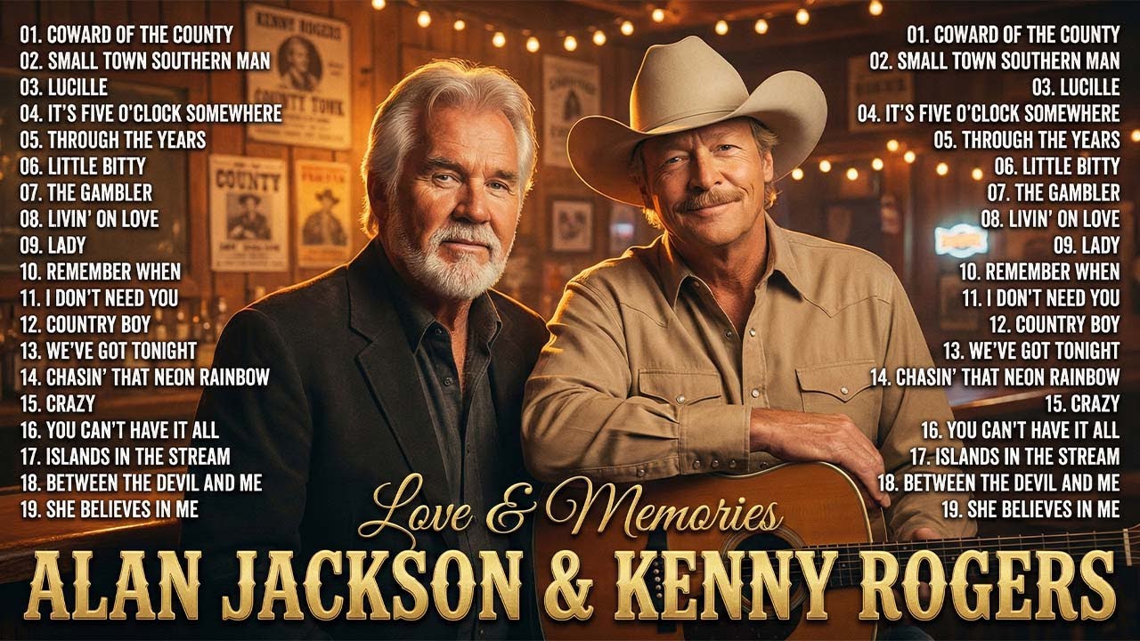 Golden Classic Country Memories 🎶 Kenny Rogers & Alan Jackson | Greatest Hits Collection 2026