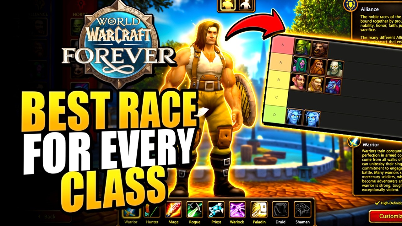 WoW Forever Best Race and Class Combo Tier List - Every Racial Ranked