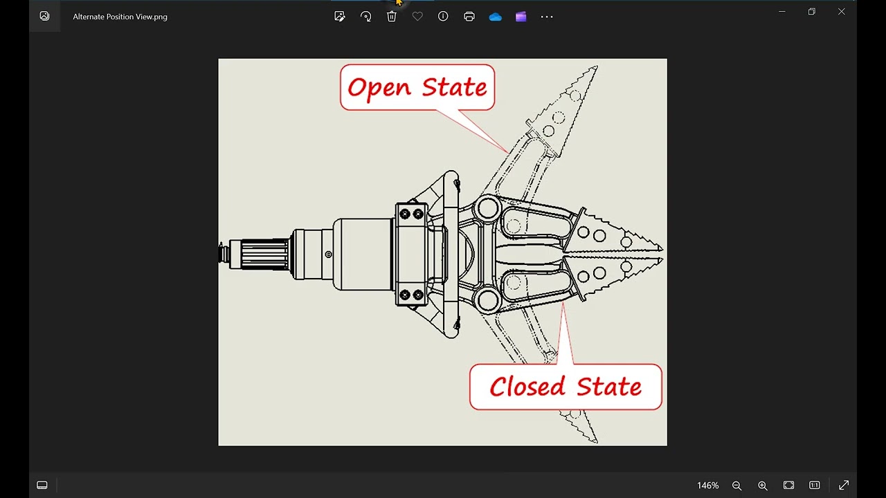 SolidWorks Alternate Position View with Dynamic Assemblies