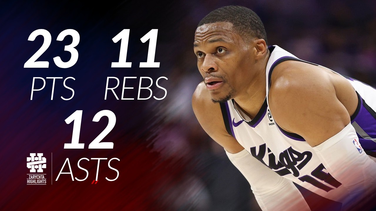 Russell Westbrook 23 pts 11 rebs 12 asts vs Bulls 25/26 season