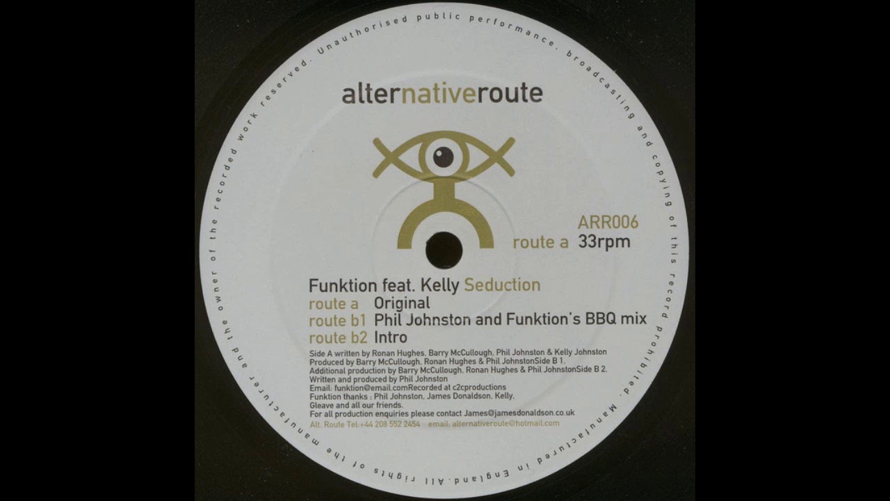 Funktion feat. Kelly ‎– Seduction (Phil Johnston And Funktion's BBQ Mix) [HD]
