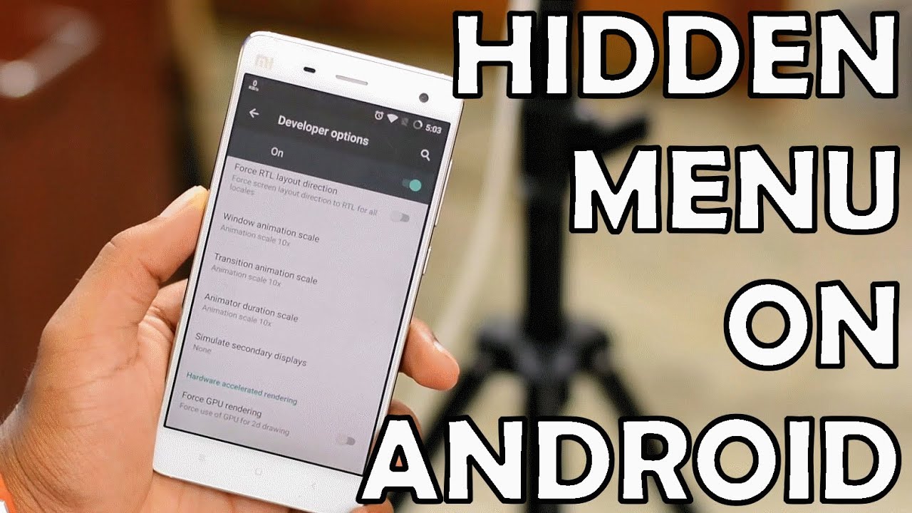 The Hidden Menu- 10 Hidden Android Features(2020 WORKS)