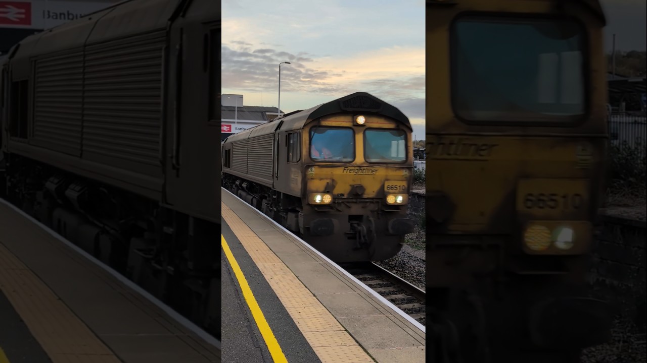 66510 and 66522 run through Banbury with an RHTT 27/10/25