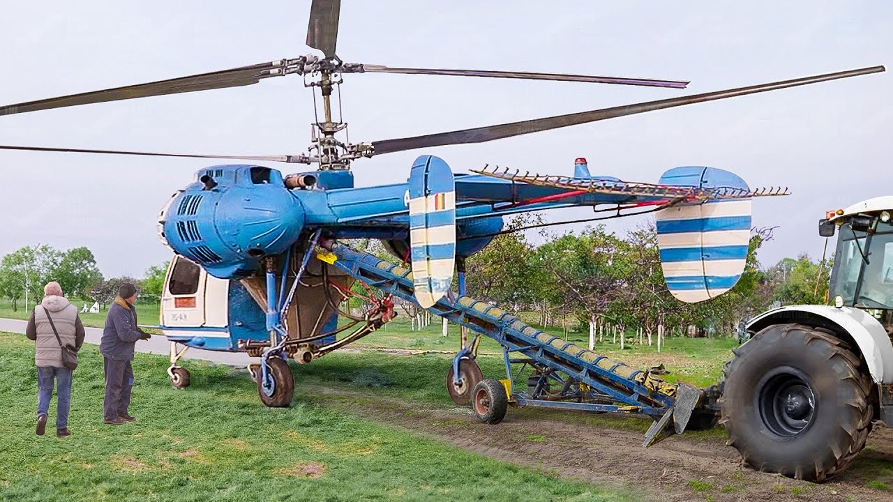Crazy Process of Starting & Flying Weirdest Soviet Helicopter Ever Built