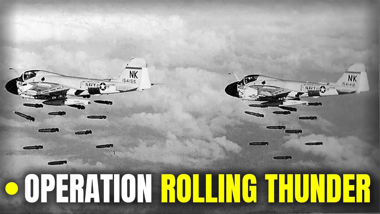 Operation Rolling Thunder between 1965 &ndash; 1968 - Vietnam War