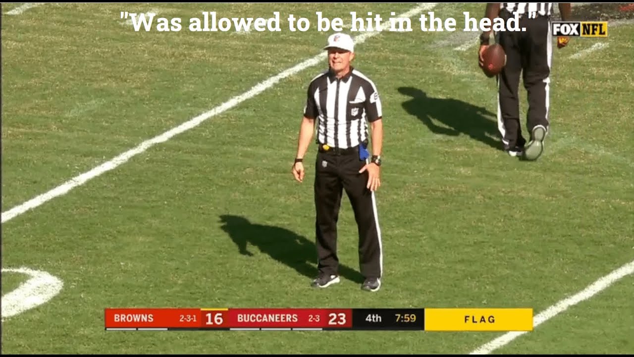 The Strangest NFL Referee Decision Ever Browns vs Buccaneers Week 7 2018