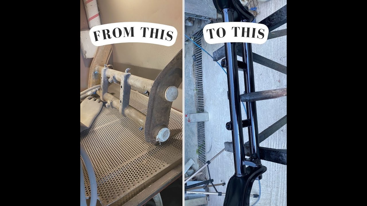 VW Bug 1964 Restoration - Part 5: Front Axle Painting
