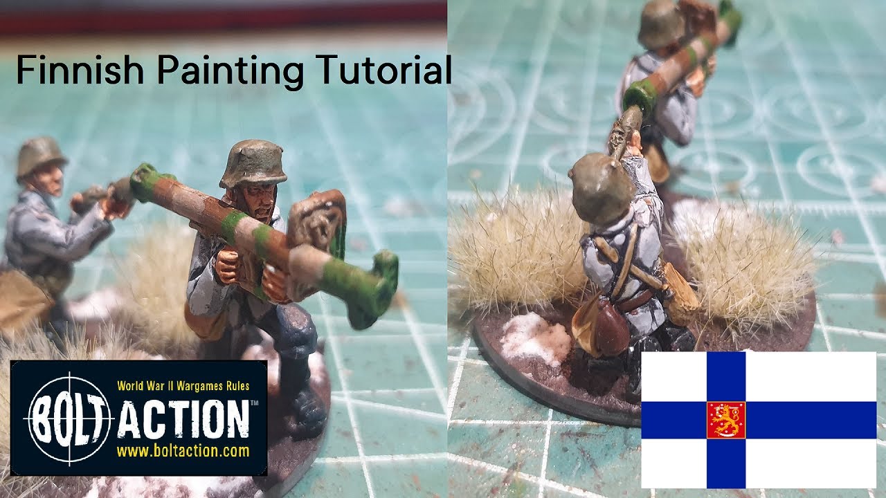 Bolt Action Painting Tutorial - Finnish Panzershrek