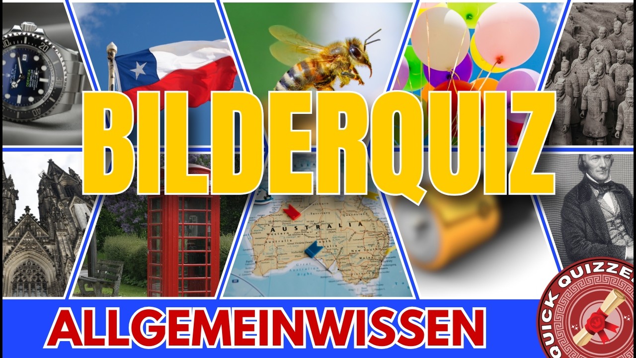 🧠 Dieses Bilder-Quiz schafft nicht jeder! 😳 | 30 Fragen