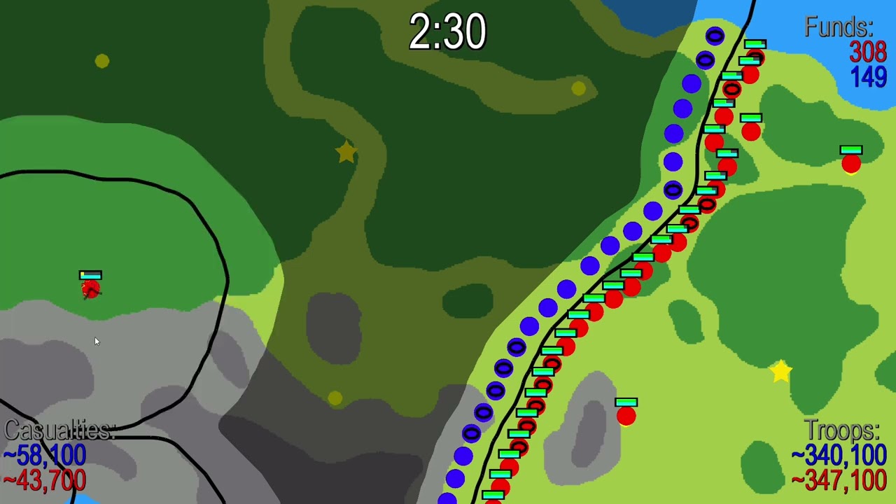 War of Dots #4 - AI is not good at this game