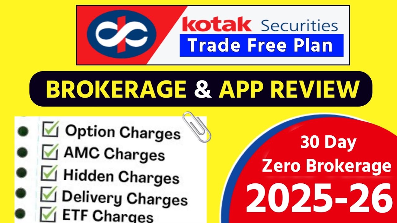 Kotak Securities Trade Free Plan Review ✅ Kotak Neo Charges 2025 | Kotak Neo review