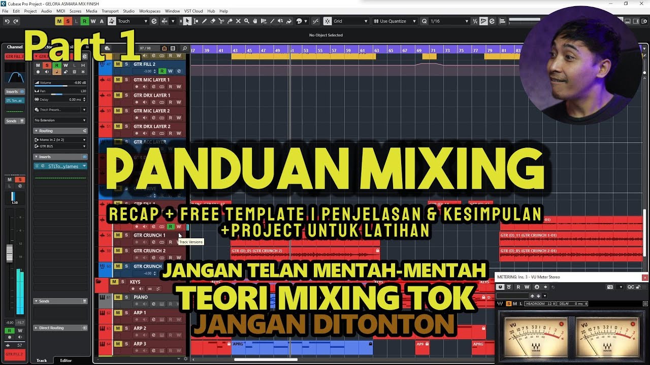PANDUAN MIXING FULL PROJECT | RECAP + KESIMPULAN + PROJECT LATIHAN | PART 1